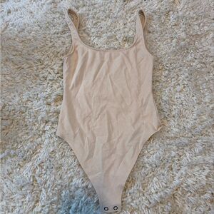 American Eagle Outfitters Cream Bodysuit
